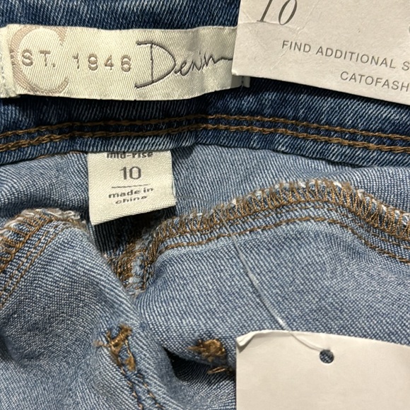 EST.1946 SPRING Denim Women's Mid-Rise Denim Jeggings Size 10 NWT - Picture 8 of 8